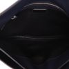Porta-documentos Prada   en cuero saffiano azul marino - Detail D3 thumbnail
