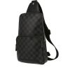 Louis Vuitton  Sling shoulder bag  damier graphite canvas  and black leather - 00pp thumbnail