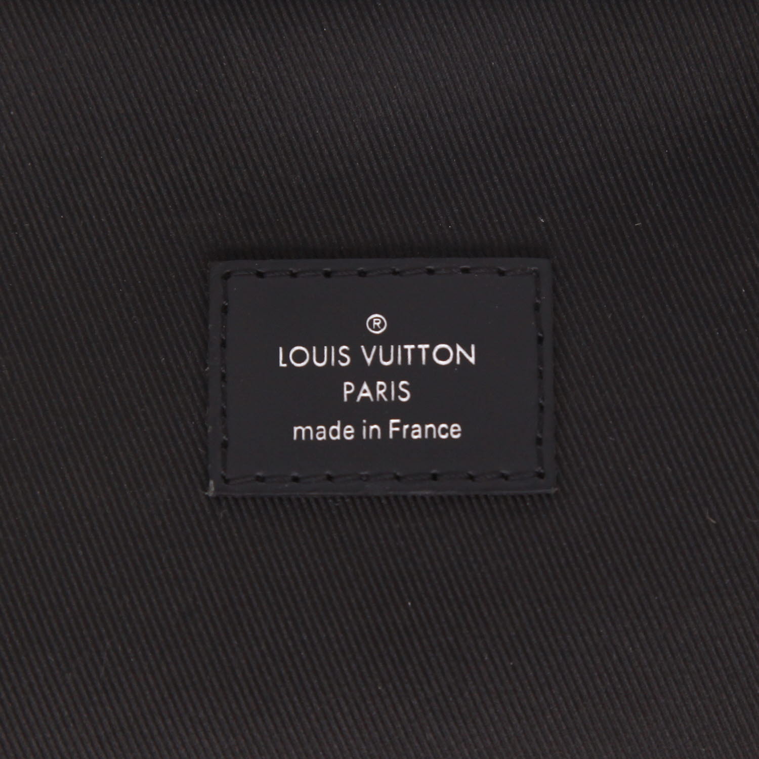 Sac bandoulière Louis Vuitton  Sling en toile damier graphite et cuir noir - Detail D2