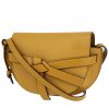 Loewe  Gate mini  shoulder bag  in yellow grained leather - 00pp thumbnail