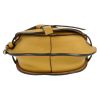 Loewe  Gate mini  shoulder bag  in yellow grained leather - Detail D1 thumbnail