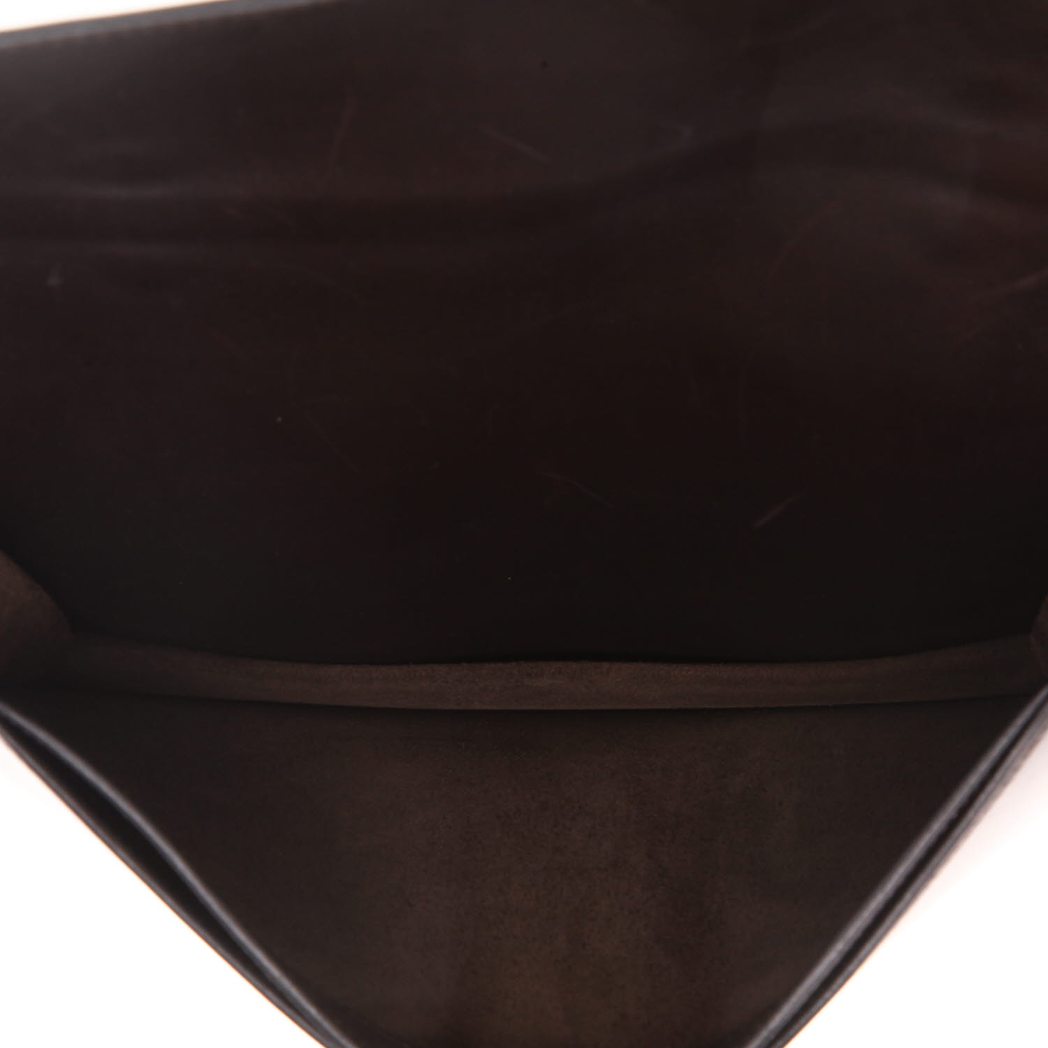 Borsa portadocumenti Hermès  Sac à dépêches pochette in pelle Swift marrone - Detail D3