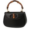 Gucci  Bamboo handbag  in black leather  and bamboo - 00pp thumbnail