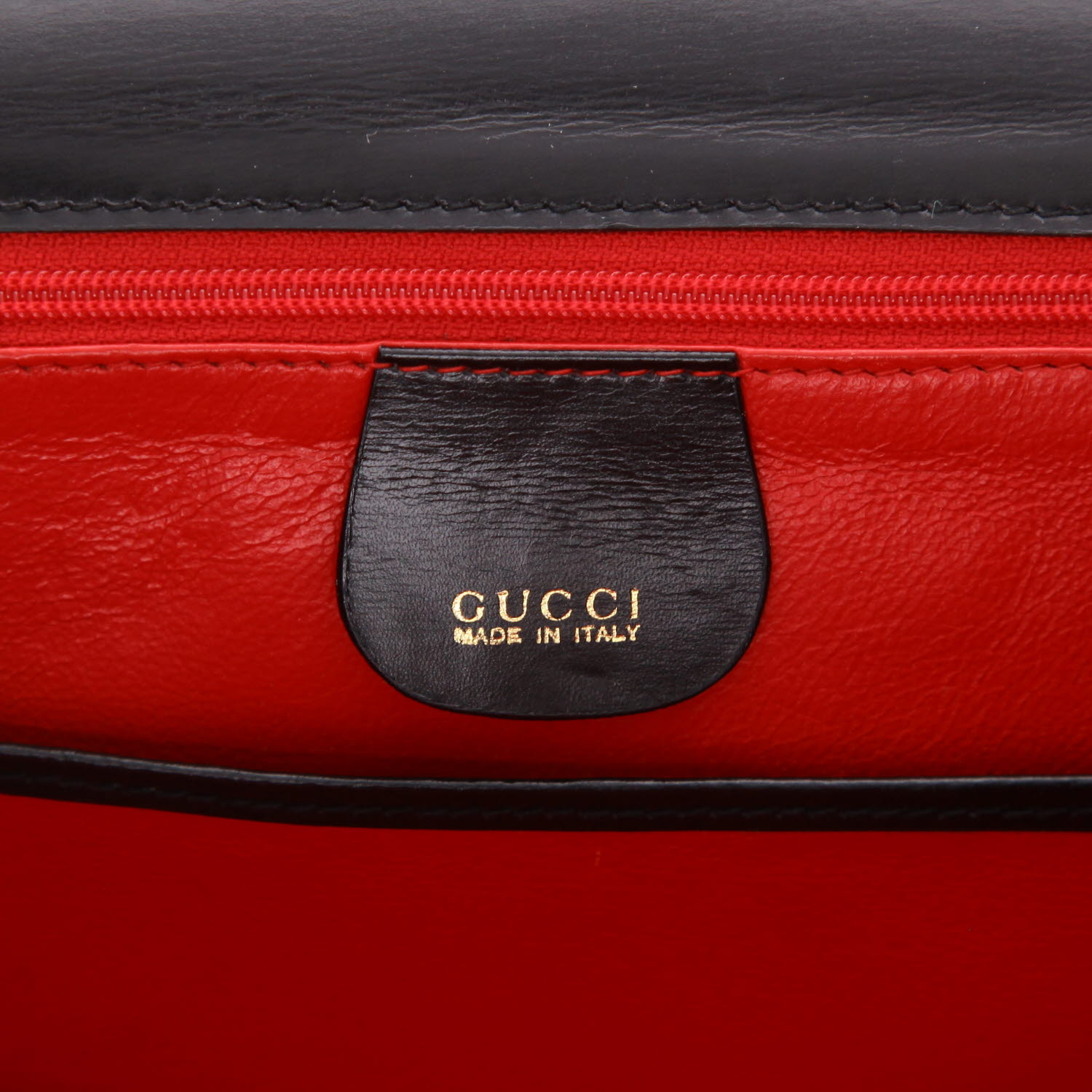 Bolso de mano Gucci  Bamboo en cuero negro y bambú - Detail D2