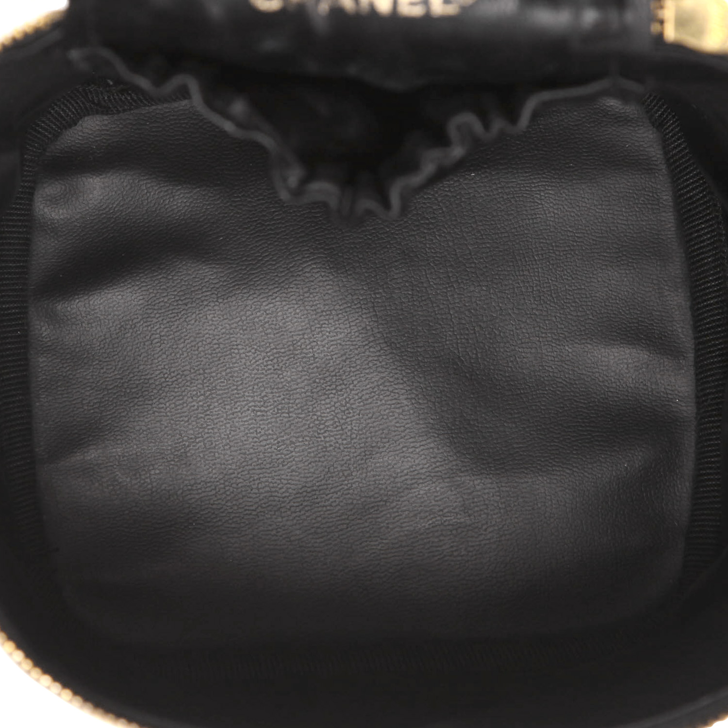 Vanity Chanel   en cuero negro - Detail D3