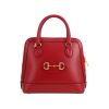 Gucci  1955 Horsebit shoulder bag  in red leather - 360 thumbnail