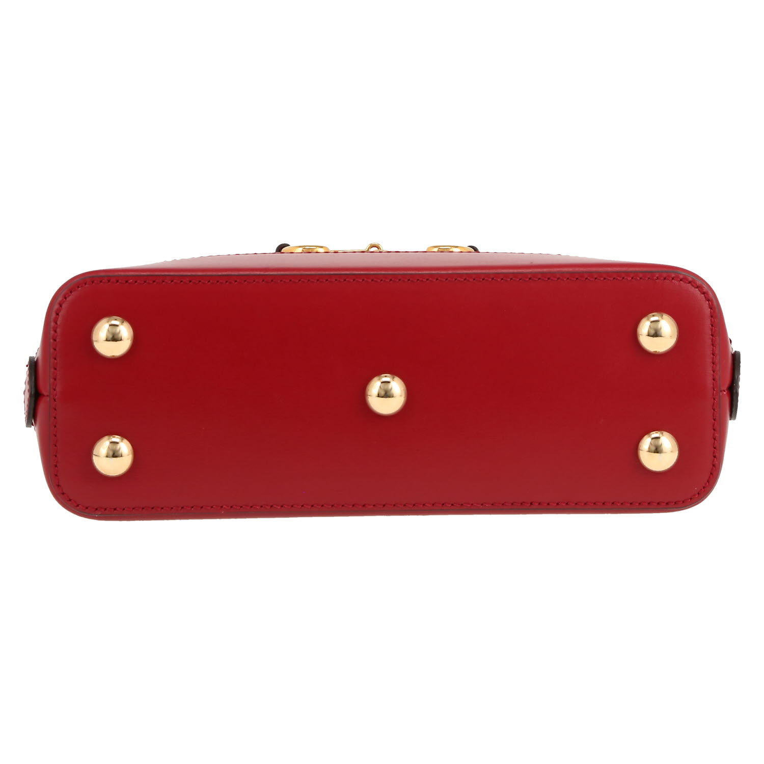Bolso bandolera Gucci  1955 Horsebit en cuero rojo - Detail D1
