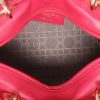 Bolso de mano Dior  Lady Dior en cuero cannage rosa - Detail D3 thumbnail