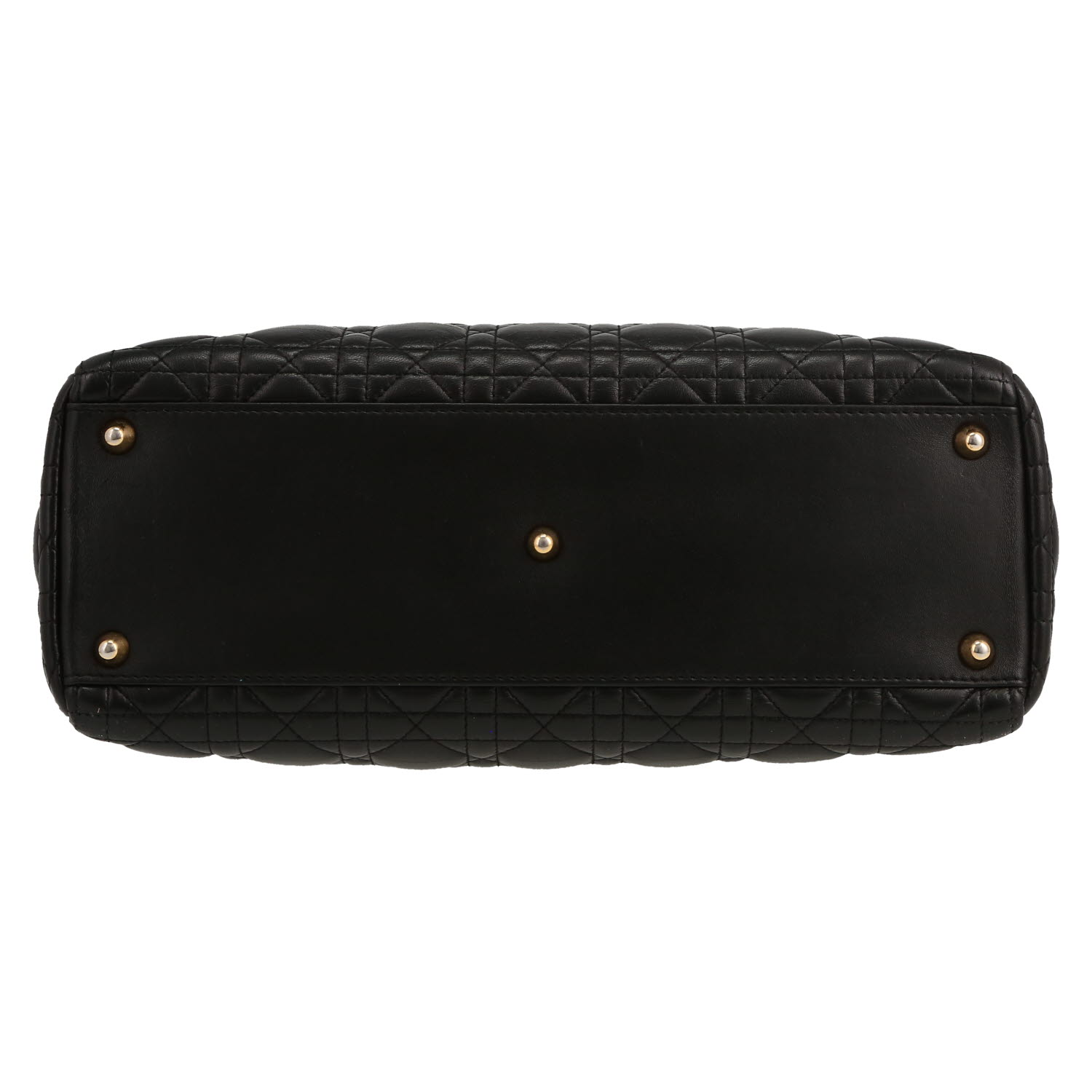 Borsa Dior  Lady Dior in pelle cannage nera - Detail D1