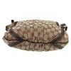 Gucci  Gucci Vintage shoulder bag  in beige logo canvas  and brown leather - Detail D1 thumbnail