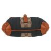 Gucci  Jackie handbag  in blue denim canvas  and brown leather - Detail D1 thumbnail