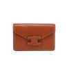Celine  Triomphe shoulder bag  in brown leather - 360 thumbnail