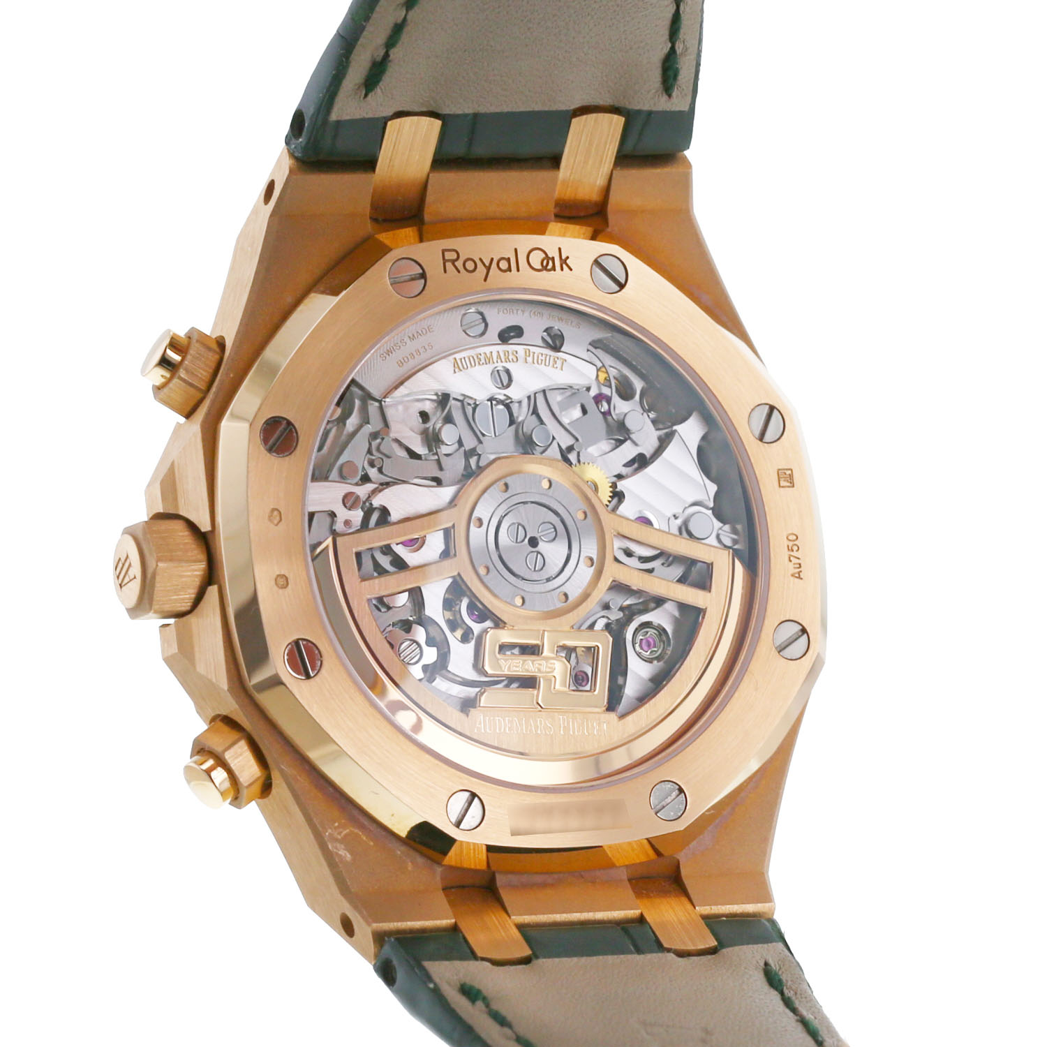 Montre Audemars Piguet Royal Oak Chrono 50th Anniversary en or rose Ref: 26240OR  Vers 2022 - Detail D3