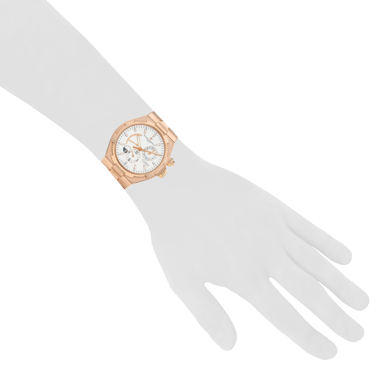 Vacheron Constantin Overseas Dual Time  in pink gold Ref: Vacheron Constantin - 47450  Circa 2010 - Detail D1