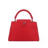 Borsa Louis Vuitton  Capucines MM in pelle martellata rossa - 360 thumbnail