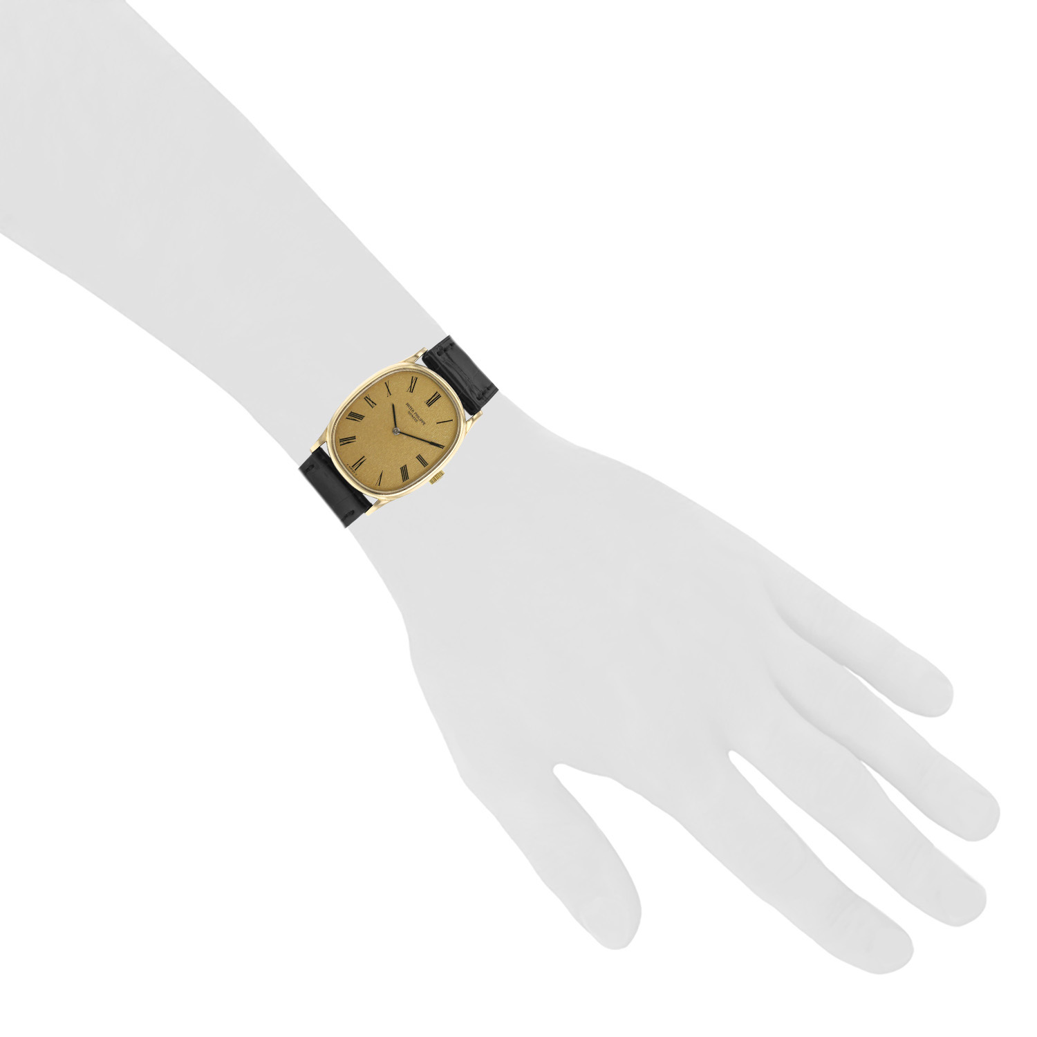 Reloj Patek Philippe Ellipse de oro amarillo Ref: Patek Philippe - 3846  Circa 1980 - Detail D1