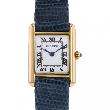 Reloj Cartier Tank de oro amarillo Ref: Cartier - 6600  Circa 1990