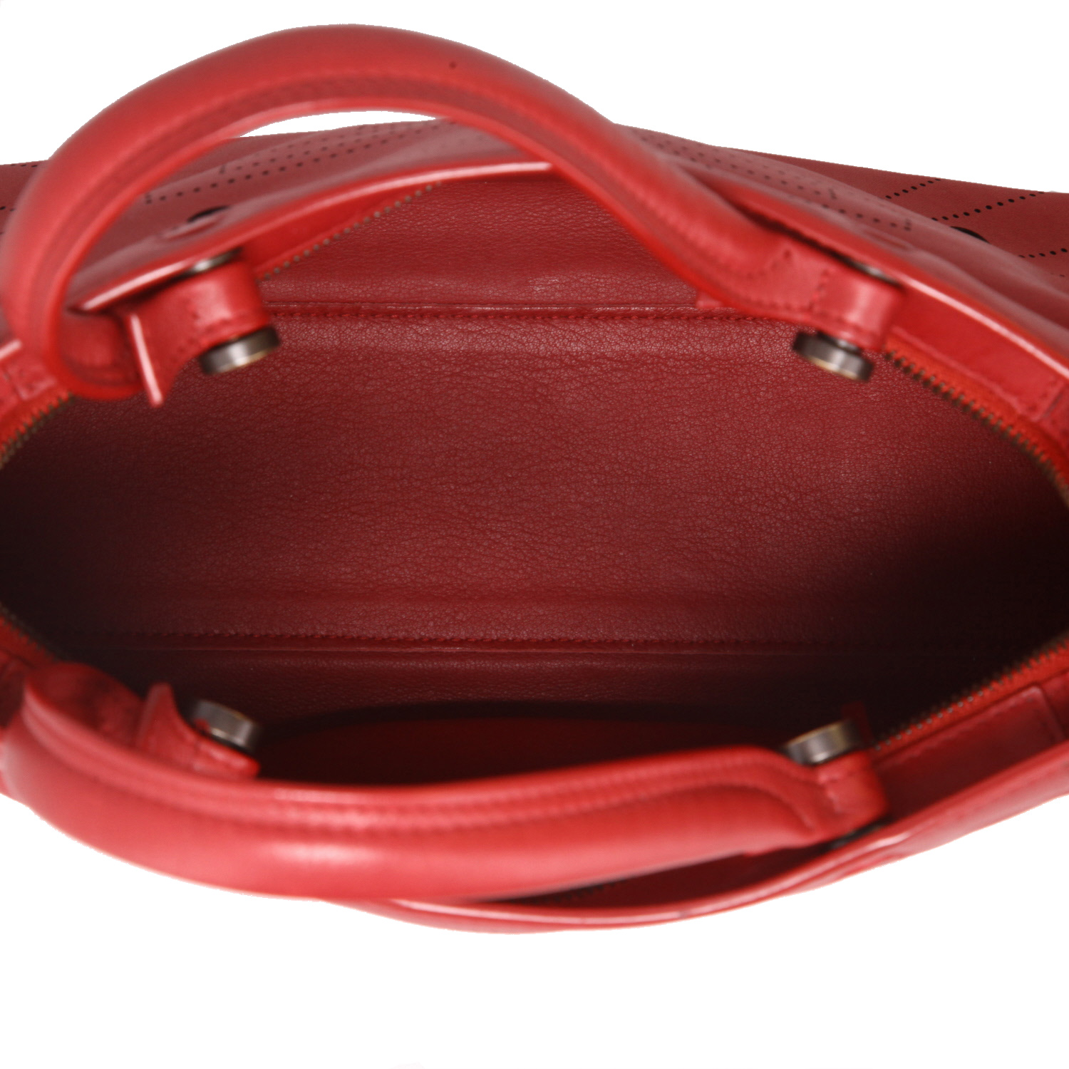 Bolso de mano Balenciaga  Blackout city en cuero rojo - Detail D3