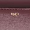 Celine  Triomphe shoulder bag  in burgundy leather - Detail D2 thumbnail