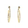 Cartier Trinity large model hoop earrings in 3 golds - 360 thumbnail
