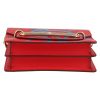 Sac bandoulière Hermès  Roulis en cuir Swift rouge et bleu - Detail D1 thumbnail