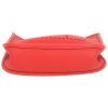 Hermès  Mini Evelyne shoulder bag  in red leather - Detail D1 thumbnail