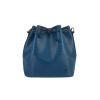 Shopping bag Louis Vuitton  Noé in pelle Epi blu - 360 thumbnail