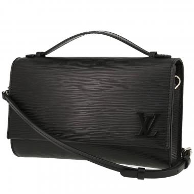 Borsa a tracolla Louis Vuitton  Clery in pelle Epi nera