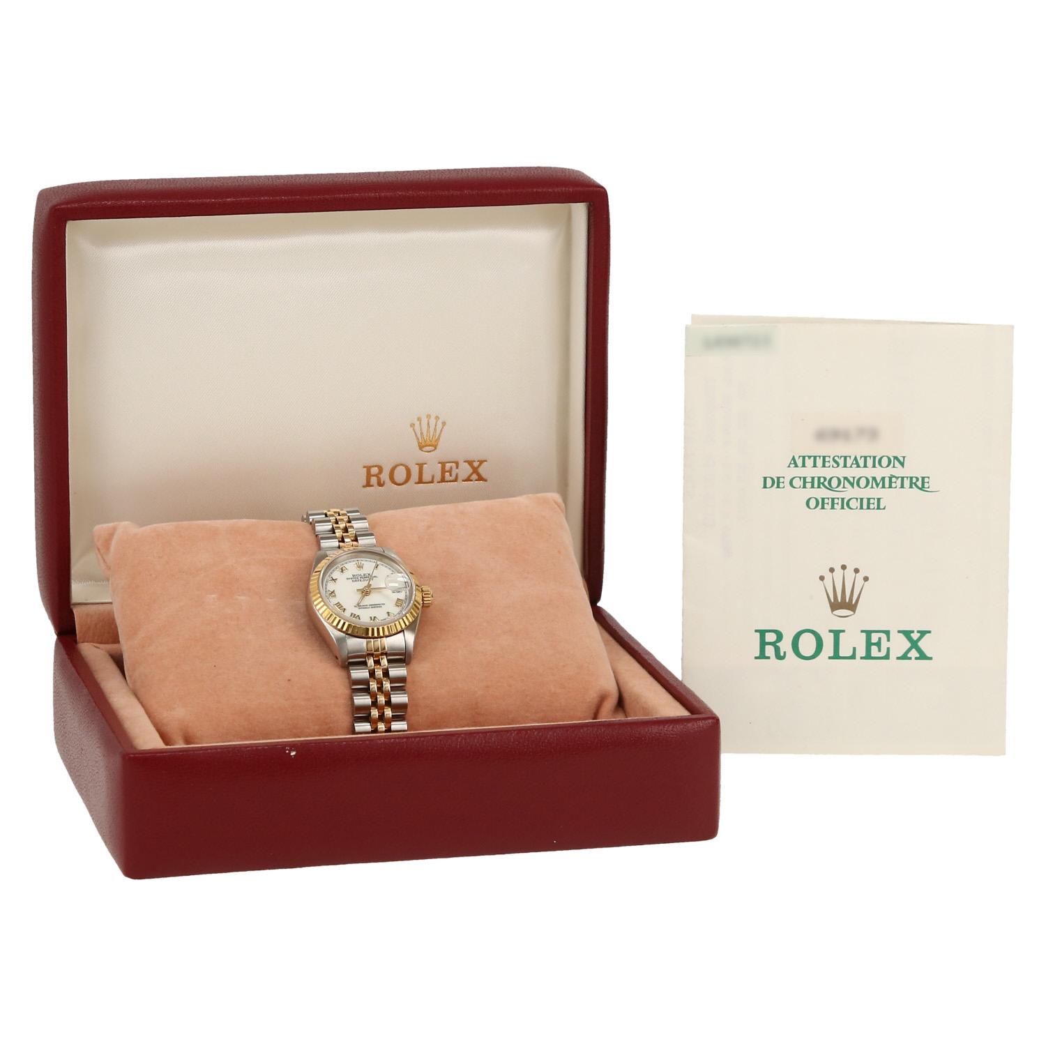 Rolex Datejust Lady  in gold and stainless steel Ref: Rolex - 69173  Circa 1988 - Detail D2