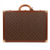 Louis Vuitton  Bisten 55 suitcase  in brown monogram canvas  and lozine (vulcanised fibre) - Detail D1 thumbnail