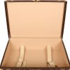 Louis Vuitton  Bisten 55 suitcase  in brown monogram canvas  and lozine (vulcanised fibre) - Detail D7 thumbnail