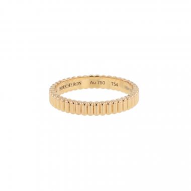 Bague Boucheron Grosgrain en or rose