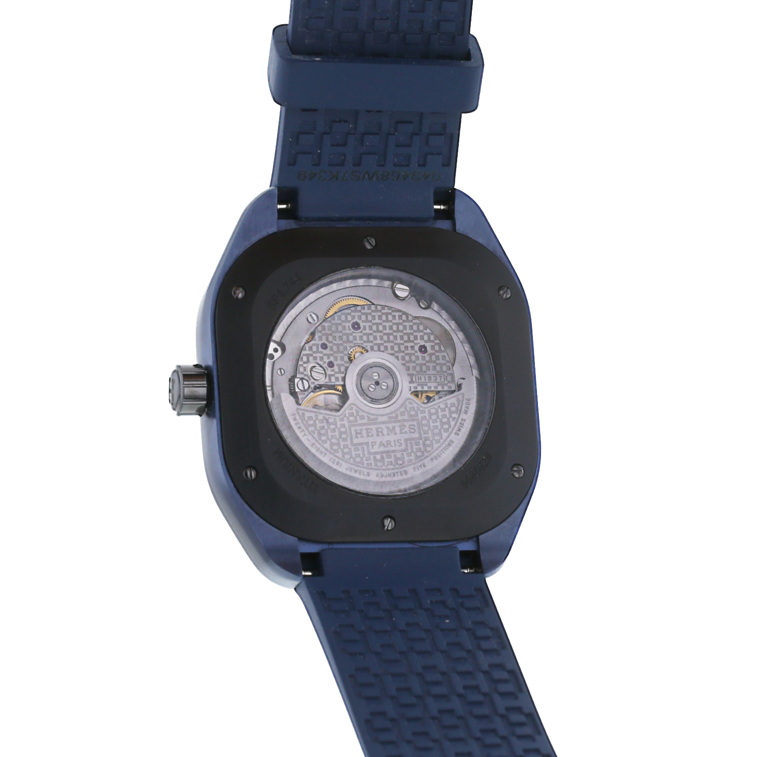 Reloj Hermès H08 Blue de titanio Ref: Hermès - SP1.744  Circa 2023 - Detail D3