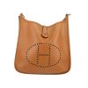 Hermès  Evelyne shoulder bag  in gold Ardenne leather - 360 thumbnail