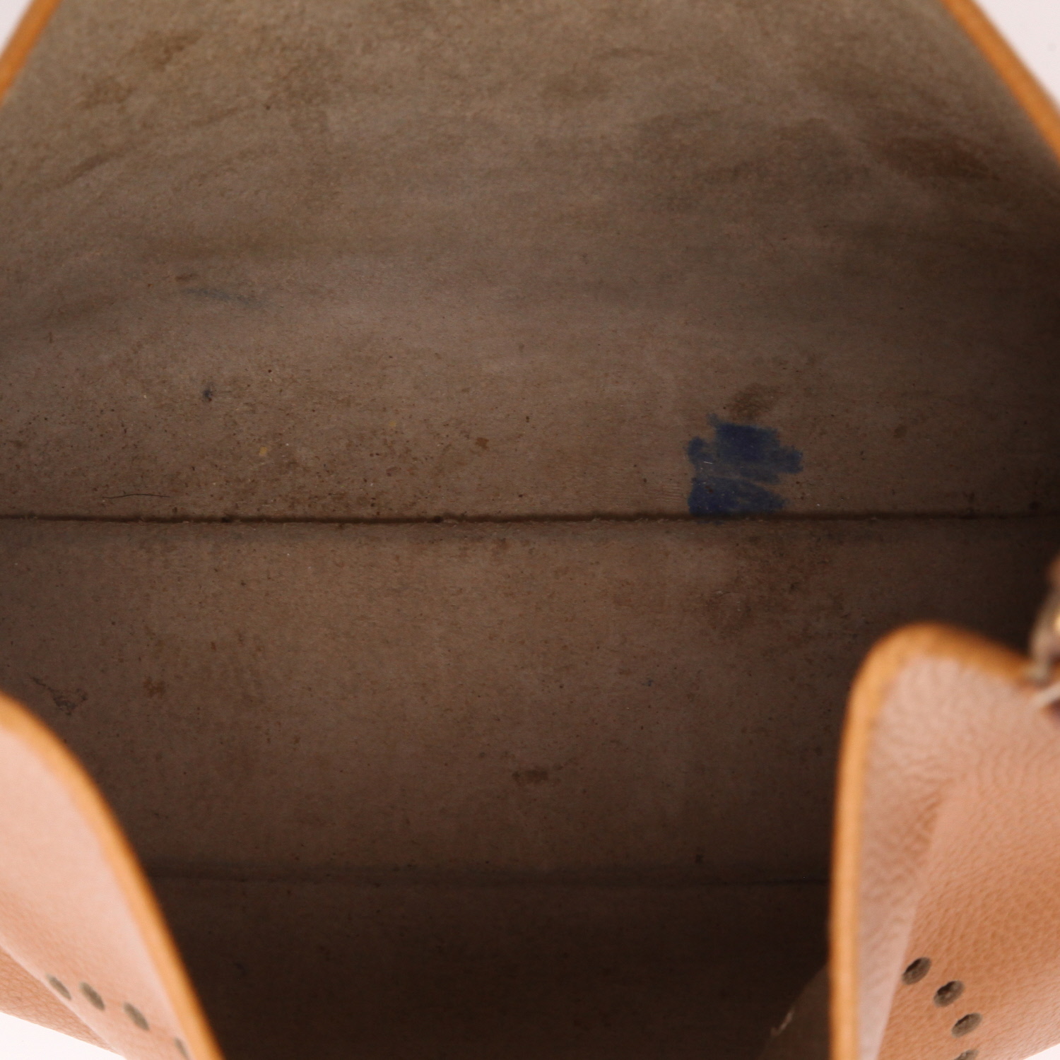 Borsa a tracolla Hermès  Evelyne in pelle Ardenne gold - Detail D3