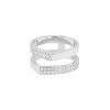 Repossi Antifer ring in white gold and diamonds - 00pp thumbnail