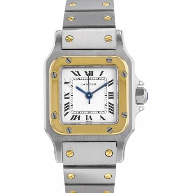 Reloj Cartier Santos de oro y acero Ref: Cartier - 0902  Circa 1990
