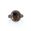 Bague Pomellato Tango en or rose, quartz et diamants bruns - 360 thumbnail