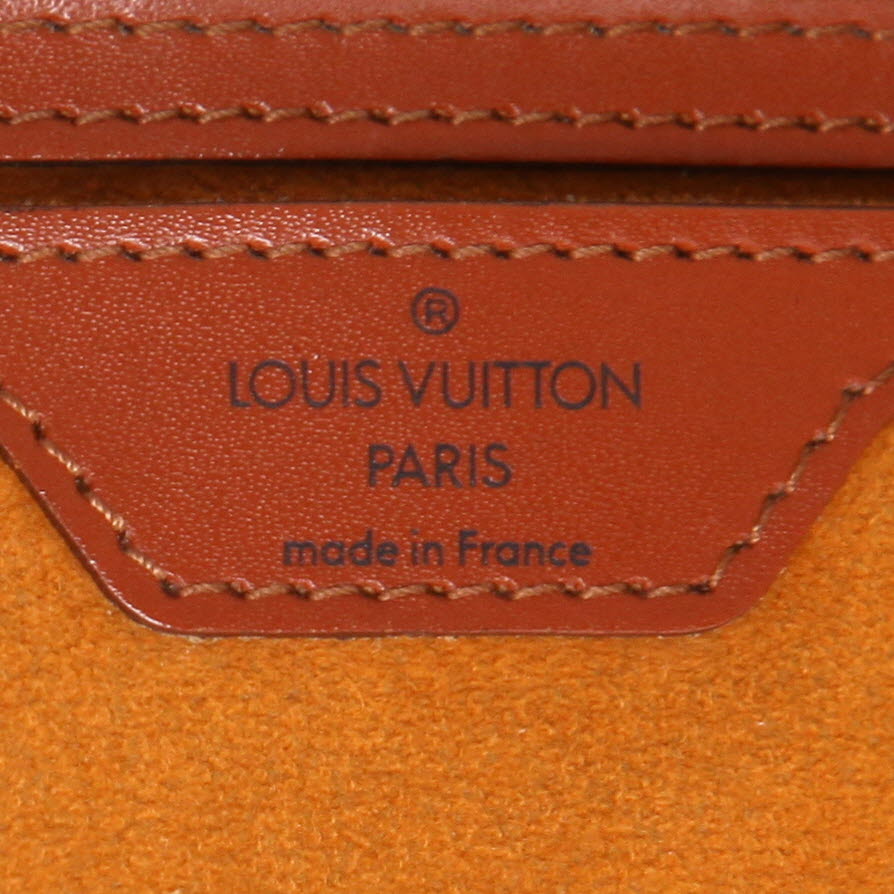 Zaino Louis Vuitton  Gobelins - Backpack in pelle Epi marrone - Detail D2