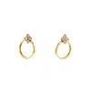 Cartier Inde Mystérieuse earrings for non pierced ears in yellow gold and diamonds - 360 thumbnail