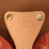 Porta abiti Louis Vuitton  America's Cup in tela monogram cerata rossa e pelle naturale - Detail D6 thumbnail