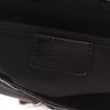 Dior  Saddle handbag  in black canvas  and black patent leather - Detail D2 thumbnail