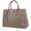 Prada  Galleria handbag  in grey leather saffiano - 00pp thumbnail