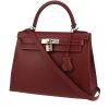 Hermès  Kelly 28 cm handbag  in burgundy Madame calfskin - 00pp thumbnail