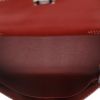 Bolso de mano Hermès  Kelly 28 cm en becerro Madame color burdeos - Detail D3 thumbnail