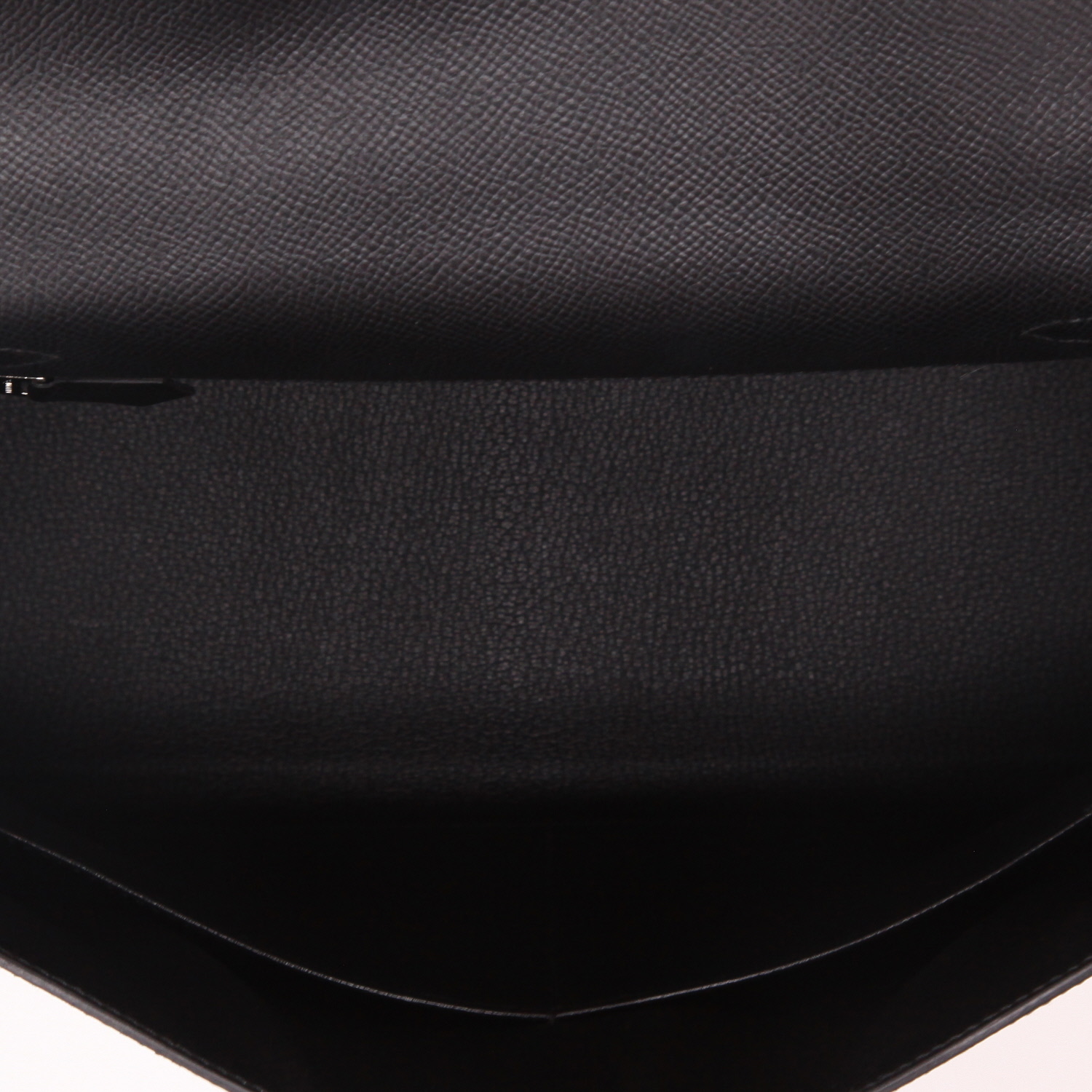 Sac à main Hermès  Kelly 28 cm en cuir epsom noir - Detail D3