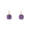 Pomellato Nudo earrings in pink gold and amethyst - 00pp thumbnail