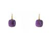 Pomellato Nudo earrings in pink gold and amethyst - 360 thumbnail
