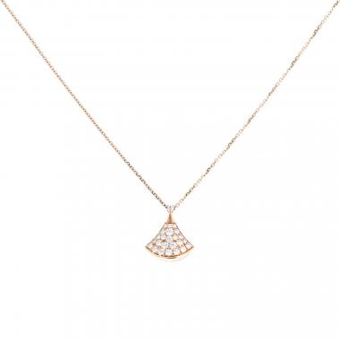 Bulgari Diva's Dream necklace in pink gold and diamonds Bulgari Diva's Dream necklace in pink gold and diamonds