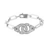 Bracelet Dinh Van Menottes R15 en or blanc et diamants - 00pp thumbnail
